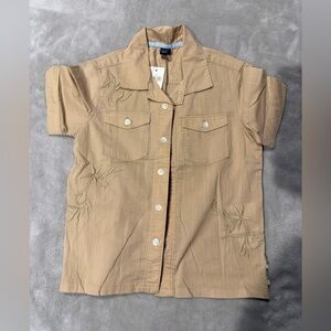 GAP Beige Short Sleeve Shirt